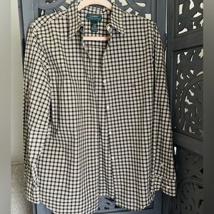 Ralph Lauren Button Up Shirt for women. Size Large.